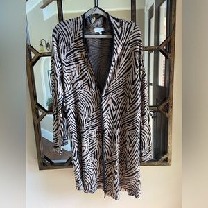 Animal print lightweight cardigan!